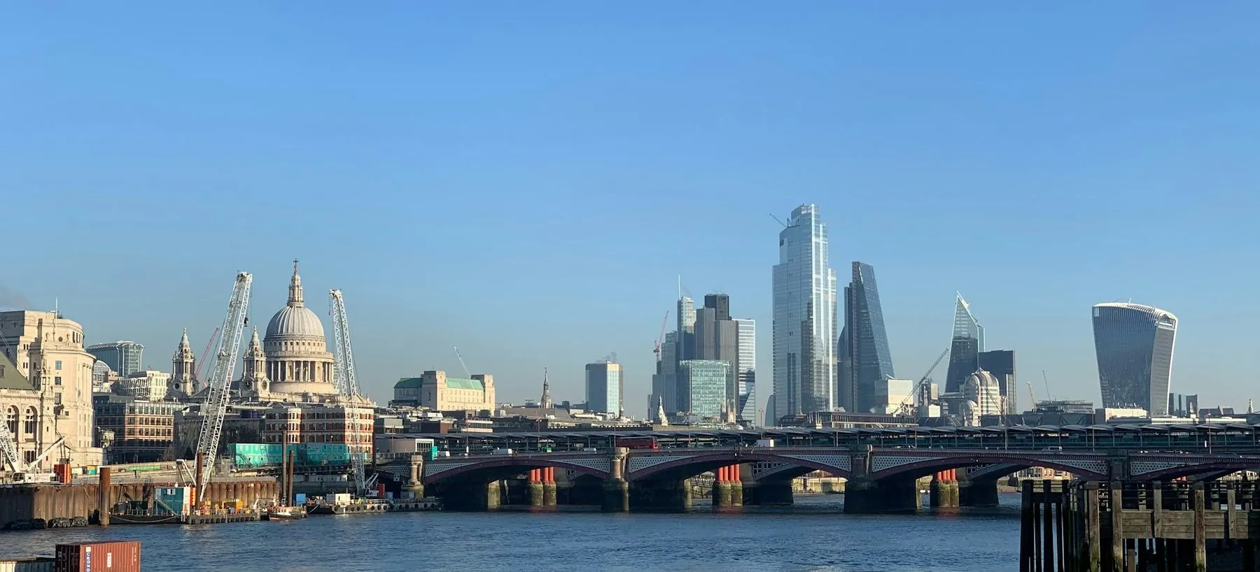 The City of London from the Thames