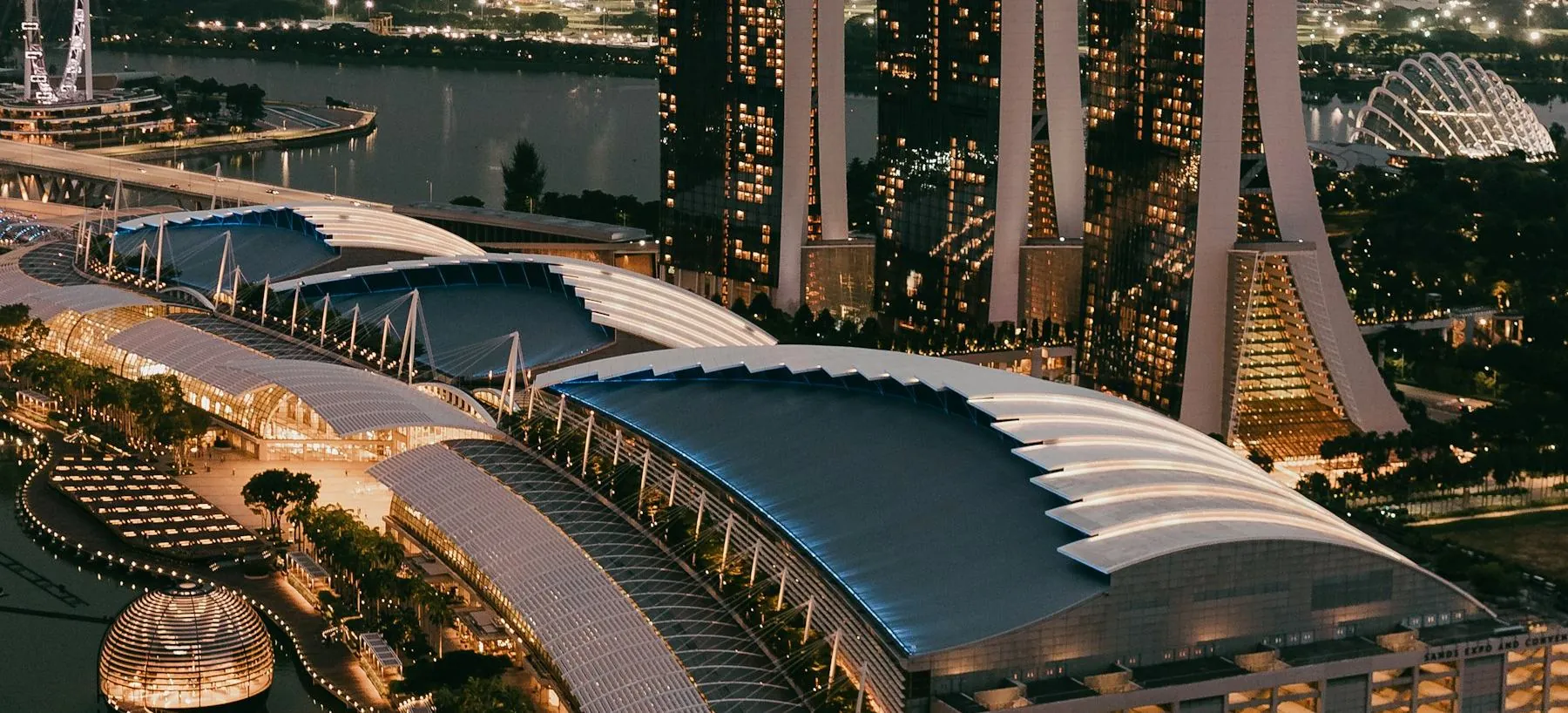 Marina Bay at night