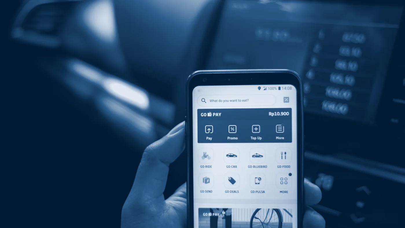 A payments app on a phone