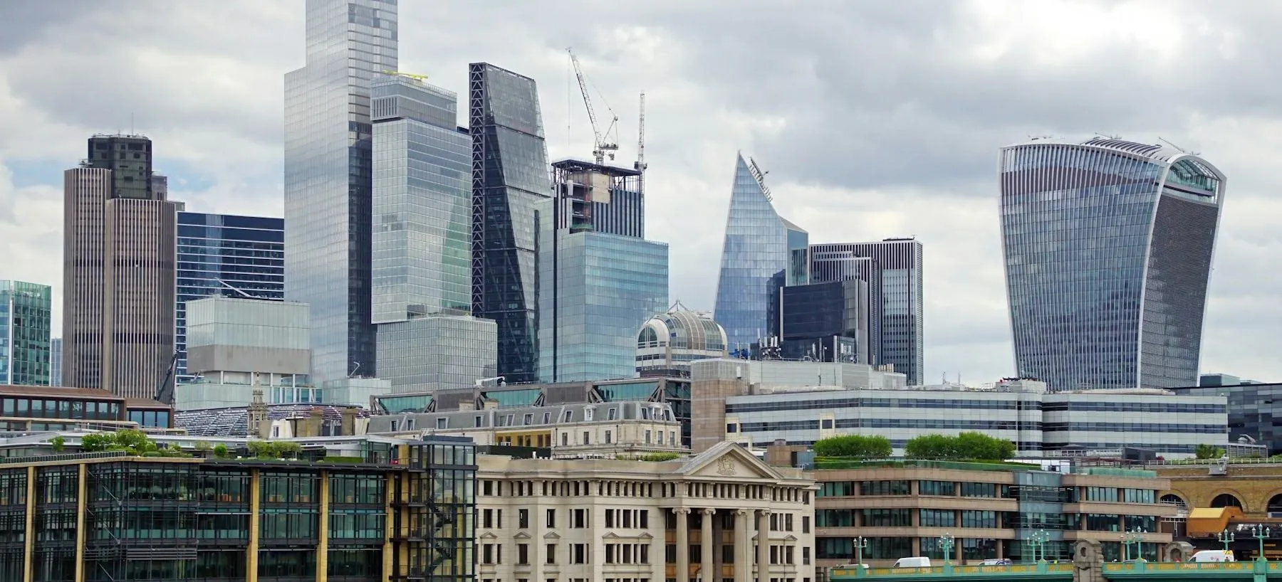 The City of London skyline